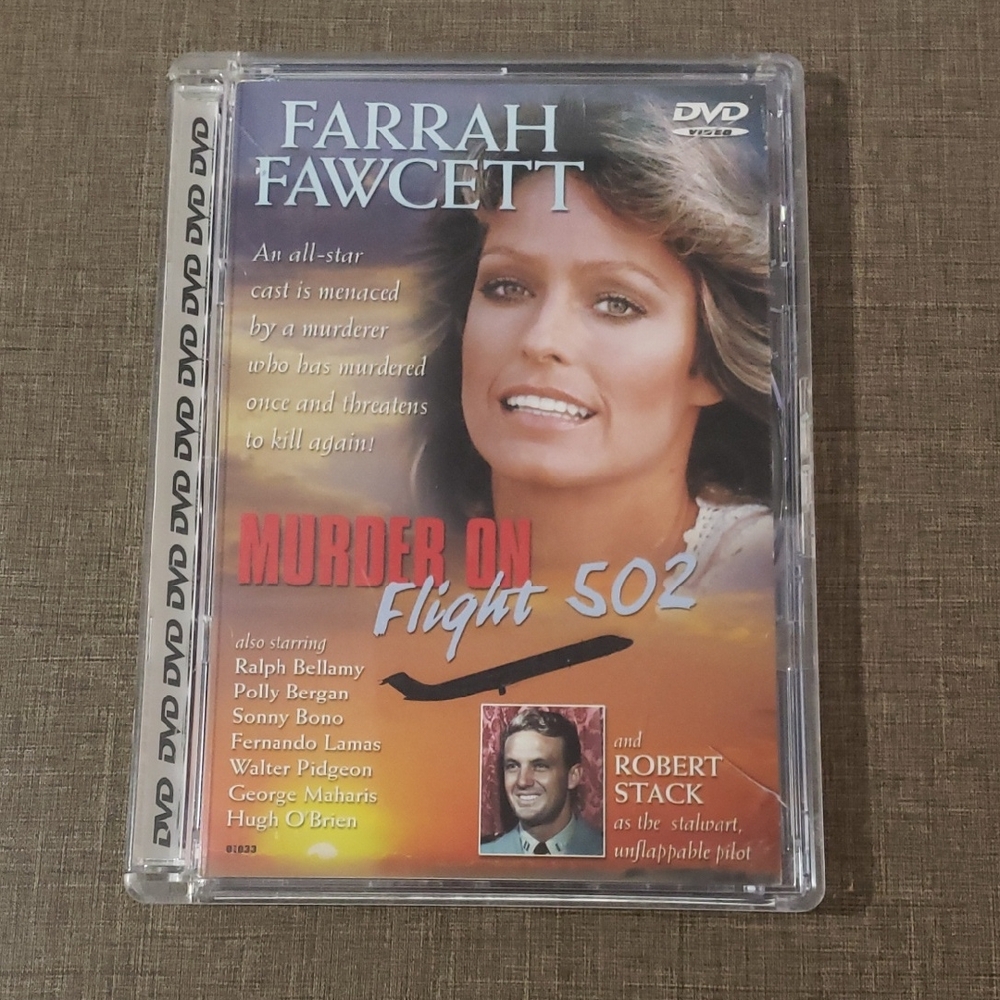 Murder on Flight 502 (DVD,‎ 1975) – Starring Farrah Fawcett & Robert Stack